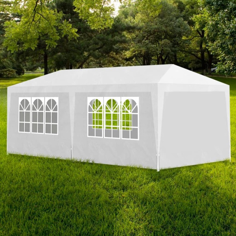 vidaXL Tenda per Feste 3x6 m Bianca