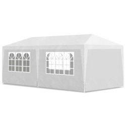 vidaXL Tenda per Feste 3x6 m Bianca