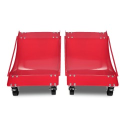 vidaXL Carrello Trasporto Auto Set 2 pz