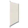 vidaXL Tenda plissè 40x100cm Crema