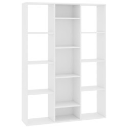   Libreria/Divisorio Bianco 100x24x140 cm in Legno Ingegnerizzato