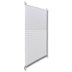 vidaXL Tenda plissè 40x200cm bianca