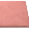 Pannelli Murali 12 pz Rosa 90x15 cm Velluto 1,62 m²