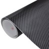 vidaXL Pellicola Auto in Vinile Fibra di Carbonio 4D Nero 152 x 200 cm