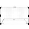 vidaXL Set Mini Porte da Calcio 2 pz per Bambini 91,5 x 48 x 61 cm