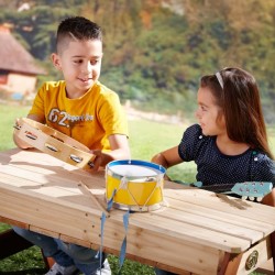 AXI Tavolo da Picnic Nick Sabbia/Acqua con Ombrellone