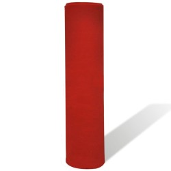 vidaXL Tappeto Rosso 1 x 20 m Extra Spesso 400 g/m2