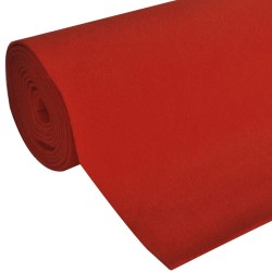 vidaXL Tappeto Rosso 1 x 5 m Extra Spesso 400 g/m2