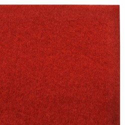 vidaXL Tappeto Rosso 1 x 5 m Extra Spesso 400 g/m2