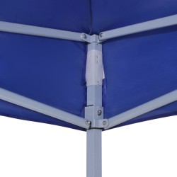 vidaXL Tenda Pieghevole Blu 3 x 3 m