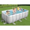 Bestway Set Piscina Power Steel Rettangolare 412x201x122 cm