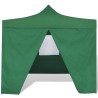   Tenda Pieghevole Verde 3 x 3 m con 4 Pareti