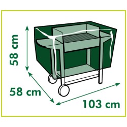 Nature Telo di Protezione per Barbecue a Gas 103x58x58 cm