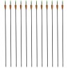   Frecce Standard per Archi Ricurvi 12 pz 76,2/0,6 cm Fibra Vetro