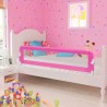   Barriera di Sicurezza per Letto Bambino 150 x 42 cm Rosa