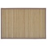   6 Tovagliette di Bamboo 30 x 45 cm Marrone