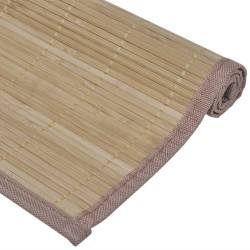   6 Tovagliette di Bamboo 30 x 45 cm Marrone