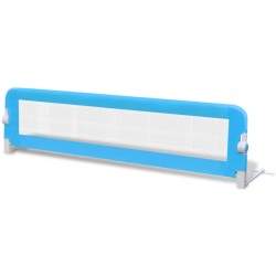   Sponda di Sicurezza per Lettino Bambino 150 x 42 cm Blu