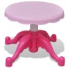   Gioco Bambini Tastiera con Sgabello/Microfono 37 Tasti Rosa