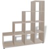   Libreria Scalare / Scaffale Espositore 142 cm Rovere