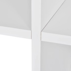   Libreria Scalare / Scaffale Espositore 107 cm Bianco