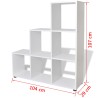   Libreria Scalare / Scaffale Espositore 107 cm Bianco