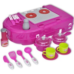   Cucina Giocattolo per Bambini con Effetti Luce/Suoni Rosa