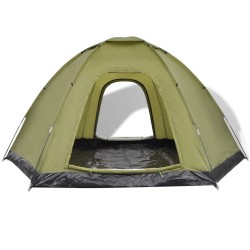   Tenda per 6 Persone Verde