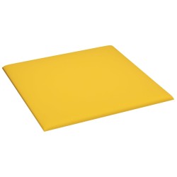 Pannelli Murali 12 pz Gialli 30x30 cm Velluto 1,08 m²