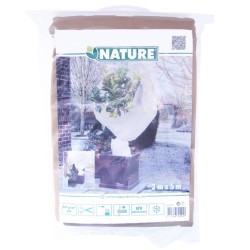 Nature Copertura Antigelo per Piante in Pile 60 g/m² Beige 2x5 m