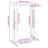   Pergola / Arco da Giardino 150x60x204 cm in Legno Impregnato