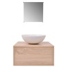   Mobili da Bagno con Lavabo Set 3 pz Beige