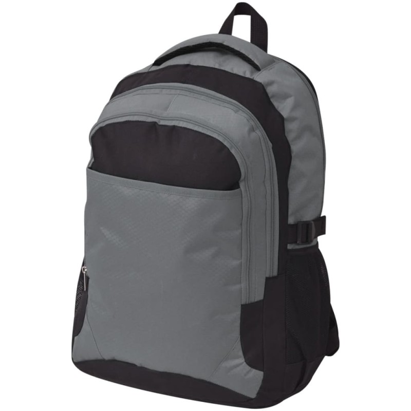   Zaino da Scuola 40 L Nero e Grigio