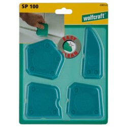 wolfcraft Spatole per Sigillanti 4 pz  SP 100 4.369.000