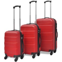   Set Trolley 3 pz Rosso