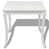   Tavolo da Pranzo 80x80x76 cm Bianco Lucido