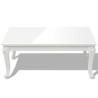   Tavolino da Salotto 100x60x42 cm Bianco Lucido