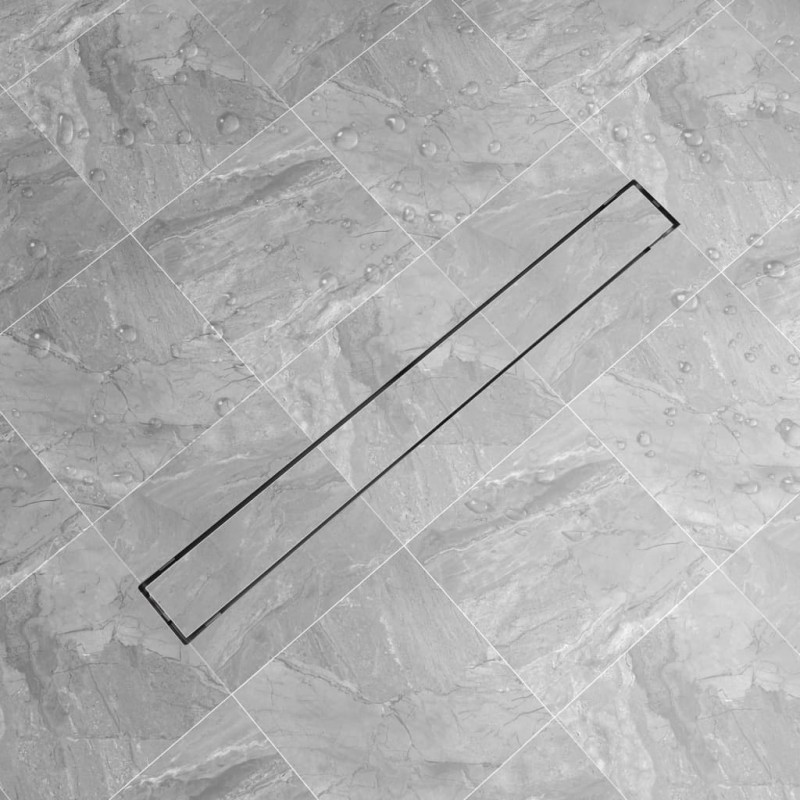   Canaletta Drenaggio per Doccia Lineare 930x140 mm Acciaio Inox