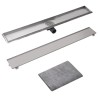   Canaletta Drenaggio per Doccia Lineare 930x140 mm Acciaio Inox