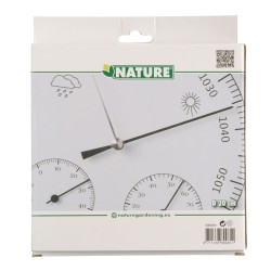 Nature Barometro 3 in 1 con Termometro ed Igrometro 20 cm 6080081