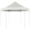 Gazebo Esagonale Pop-Up Pieghevole Bianco Crema 3,6x3,1 m