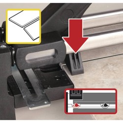 wolfcraft Taglierina per Piastrelle TC 600 in Metallo 60 cm 5558000