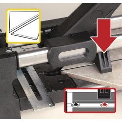 wolfcraft Taglierina per Piastrelle TC 600 in Metallo 60 cm 5558000