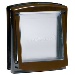 PetSafe Porta per Animali a 2 Direzioni 730 Piccola 17,8x15,2 cm Marrone 5018