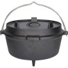 Esschert Design Casseruola di Ghisa 6,5 L Nera FF235