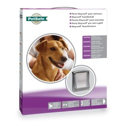 PetSafe Porta per Animali a 2 Direzioni 757 Media 26,7x22,8 cm Argento 5022