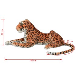   Giocattolo in Peluche Leopardo Marrone XXL