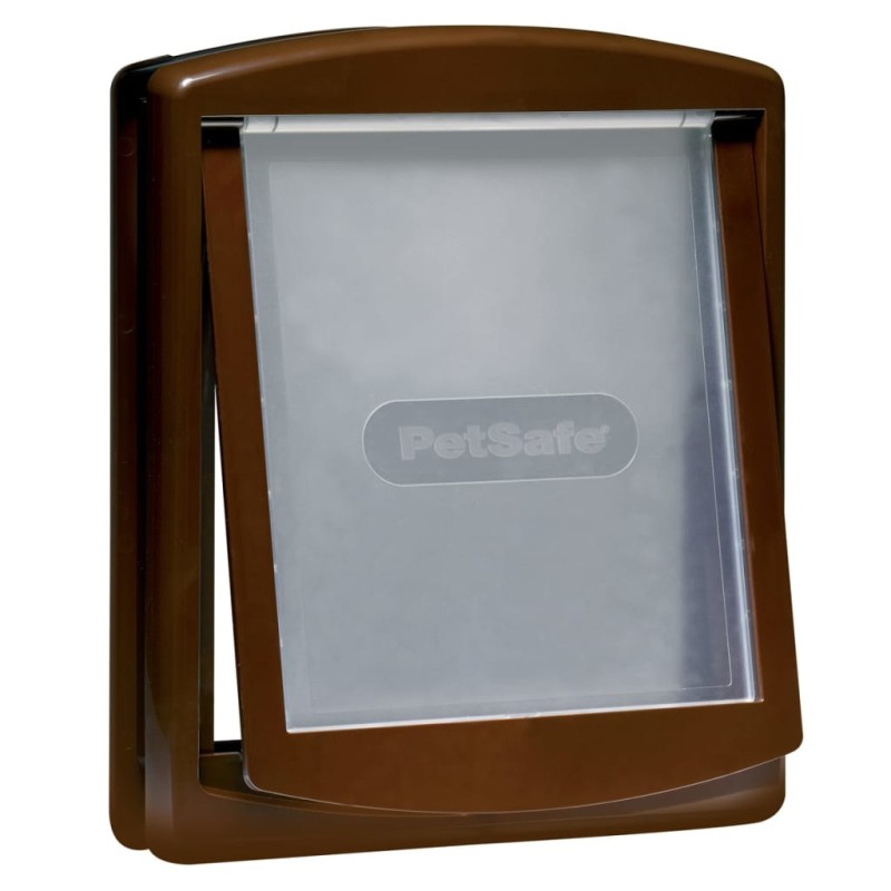 PetSafe Porta per Animali a 2 Direzioni 775 Grande 35,6x30,5 cm Marrone 5024