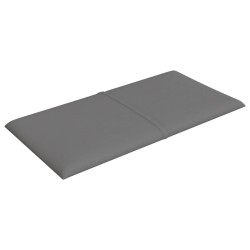 Pannelli Murali 12 pz Grigio Chiaro 30x15 cm Tessuto 0,54 m²