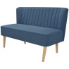   Divano in Stoffa 117x55,5x77 cm Blu